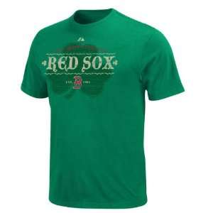  Boston Red Sox Youth Majestic Kelly Green Irish Baseball 