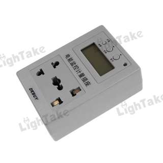 Energy Evaluation Monitor Power Saving Meter AC Outlet  