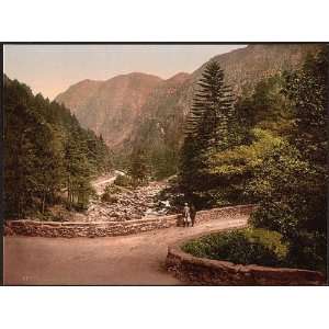   Photochrom Reprint of View II, Aberglaslyn Pass, Wales: Home & Kitchen