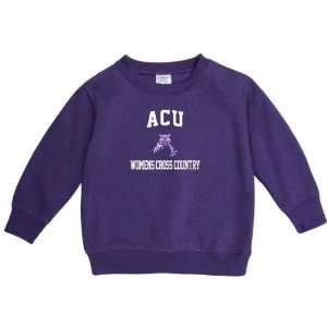 Abilene Christian Wildcats Purple Toddler Womens Cross Country Arch 