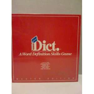  Dict.   A Word Definition Skills Game   Master Edition 