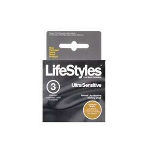  Lifestyles ultra sensitive   box of 3 Health & Personal 