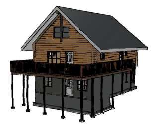 26 X 34 LOG CABIN PACKAGE   WHOLESALE  