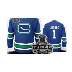   Roberto Luongo 3rd BLUE Jersey 46 60 Drop Shipping