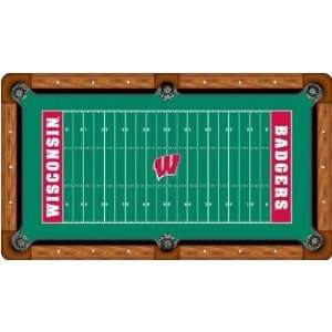 Wisconsin Badgers Billiard Table Felt NCAA College Athletics Fan Shop 