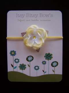 Handmade flower headbands. Perfect for infants, toddlers and big girls 