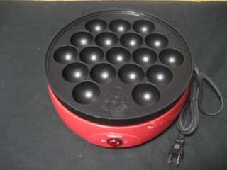 NEW Japanese Electric Takoyaki Grill pan maker recipe Octopus ball 