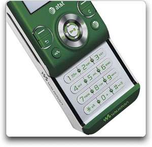  Sony Ericsson W580i Phone, Jungle Green (AT&T): Cell 