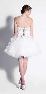 Ballet New Corset Style Mini Short Prom Sweet 16 Homecoming Cocktail 