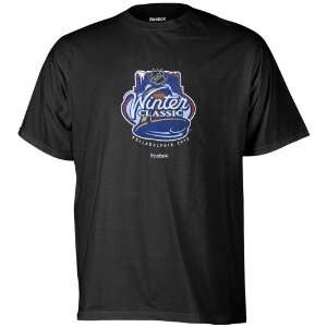  NHL Reebok Youth 2012 Winter Classic T Shirt   Black 