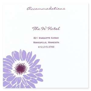  Accommodation Card Wedding Accessories Health & Personal 