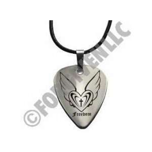  Necklace Freedom Heart/Wings Guitar Pick 18: Everything 