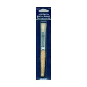 Plaid Natural Stencil Brush 5/8 Diameter 34058; 3 Items/Order  