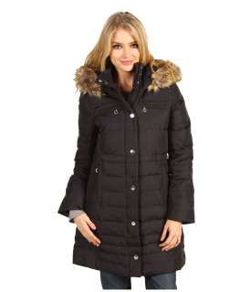  Brown Down Coat Faux Fur Trim Pick Your Size M, L MSRP $ 285.00  