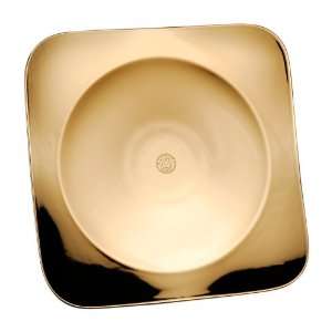   Gold Reflection Service plate 13  Inch, square: Kitchen & Dining