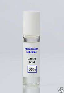 Lactic Acid 35% Roll On Peel SPOTS Acne Wrinkles + More  