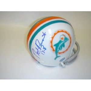  Nick Bouniconti signed Miami Dolphins mini helmet 