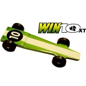  Win 10 Extreme Speed Pinewood Derby Car Kit: Toys & Games