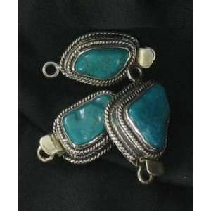  RARE BLUE BIRD MINE TURQUOISE CLASP FREE FORM 