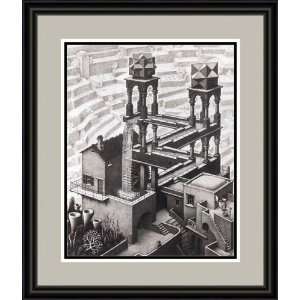  Waterfall by M.C. (Maurits Cornelius) Escher   Framed 