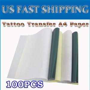   Carbon Supplies Top 100PCS Tattoo Thermal Stencil Transfer Paper