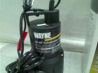 Wayne RUP160 1/6 Horsepower 3,000 GPH Oilless Submersible Utility 