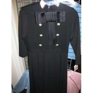  Girls Black Robe Size 3 Year 