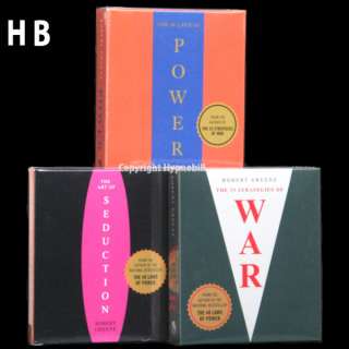 Robert Greene *3 SETS* 48 Laws Of Power Art Of Seduction 33 Strategies 