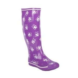  Womens Northwestern Scattered Wildcat Boot Color Purple 