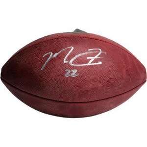  Matt Forte Autographed Wilson NFL Duke Leather Football 