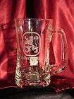 United Brewery Workmen Pre Pro Etched Beer Glass  