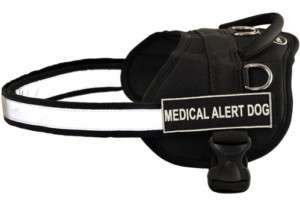 MEDICAL ALERT DOG Working Harness Velcro Patch Label  