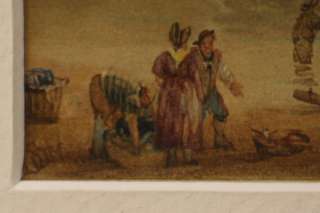 Samuel Owen Georgian Maritime Watercolour Painting  