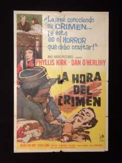 This is for an original vintage theatrical argentine one sheet movie 