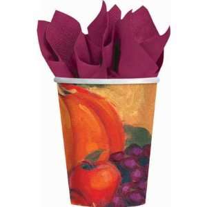  Harvest Still Life Paper Cups 8ct: Toys & Games