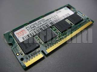 Hynix SODIMM HYMD564M646CP6 J PC2700 512MB DDR 333MHz CL2.5 200pin