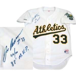  Jose Canseco 40/40 88 MVP Autographed Oakland Athletics 