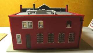 Built train model building. WOODLAWN POLICE STATION. HO Scale.  