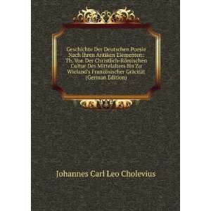   GrÃ¤citÃ¤t (German Edition) Johannes Carl Leo Cholevius Books