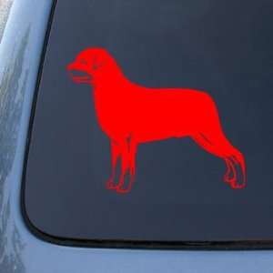 ROTTWEILER   Dog   Vinyl Car Decal Sticker #1551  Vinyl Color: Red