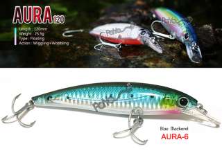 PAYO AURA 120 Saltwater Jerkbait Seabass Tuna Lure # Aura 6  