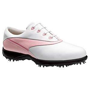 Closeout FootJoy Womens eComfort Golf Shoes White/Pink 98718  
