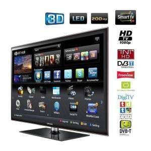 SAMSUNG 60 3D READY LED HDTV 1080P 720HZ SMART TV UN60D7050  