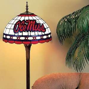   Mississippi Rebels Stained Glass Tiffany Floor Lamp: Sports & Outdoors