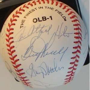 Catfish Hunter Signed Ball   10 Greats   Autographed Baseballs  