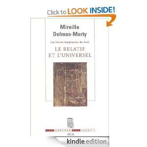 Le Relatif et lUniversel (La couleur des idées) (French Edition 