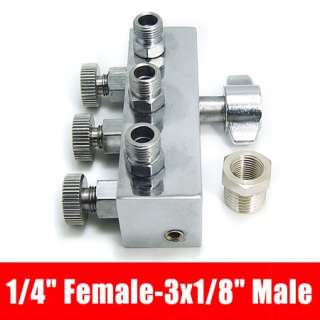   brand new hose joint 1 4 female 3x1 8 male includes a 1 4 bsp female