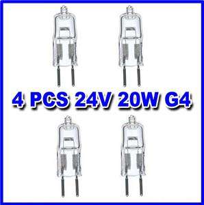 pcs 24V 20W G4 base JC bi pin halogen light bulbs NEW  