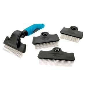 Ergonomic Grooming 4in1 Deshedding Coat Rake Comb DOG  