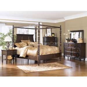   Key Town Canopy Bedroom Set B668 canopy br set: Home & Kitchen